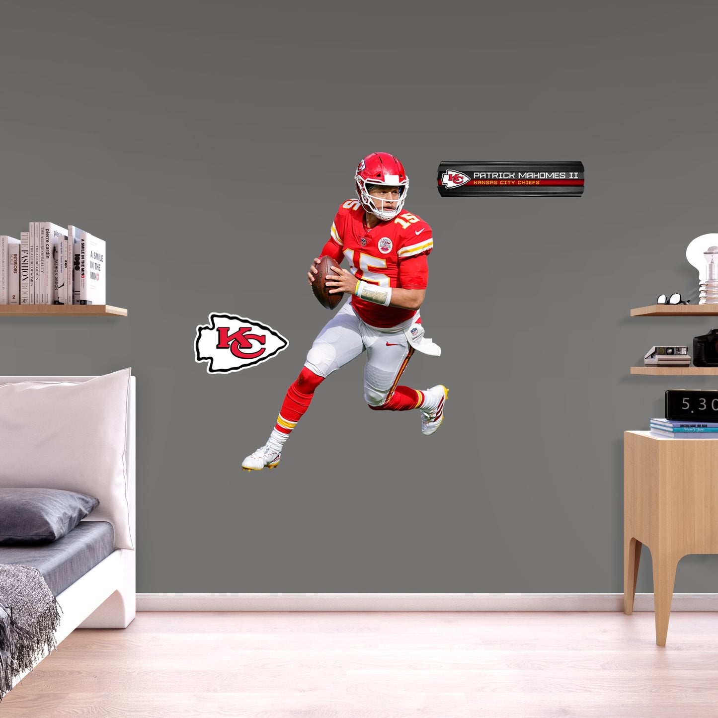 Patrick Mahomes II - RealBig Collection - Official NFL - Kansas City Chiefs - Reusable Vinyl Wall Decals #3