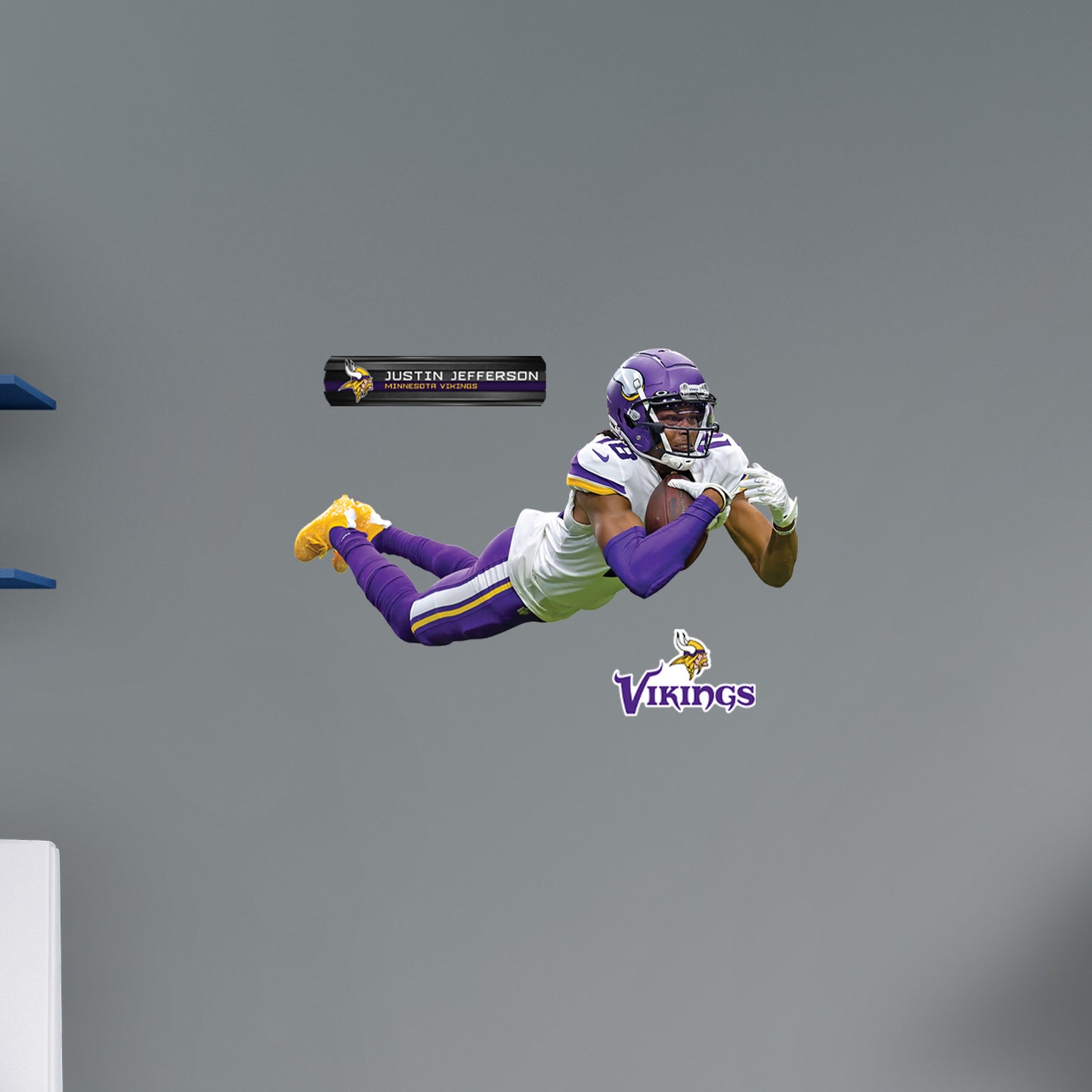 Justin Jefferson - RealBig Collection - Official NFL - Minnesota Vikings - Reusable Vinyl Wall Decals #2