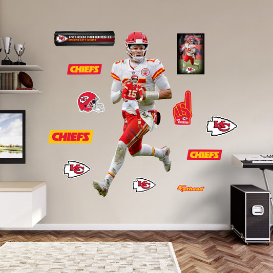 Kansas City Chiefs: Patrick Mahomes II - Officially Licensed NFL Removable Adhesive Decal