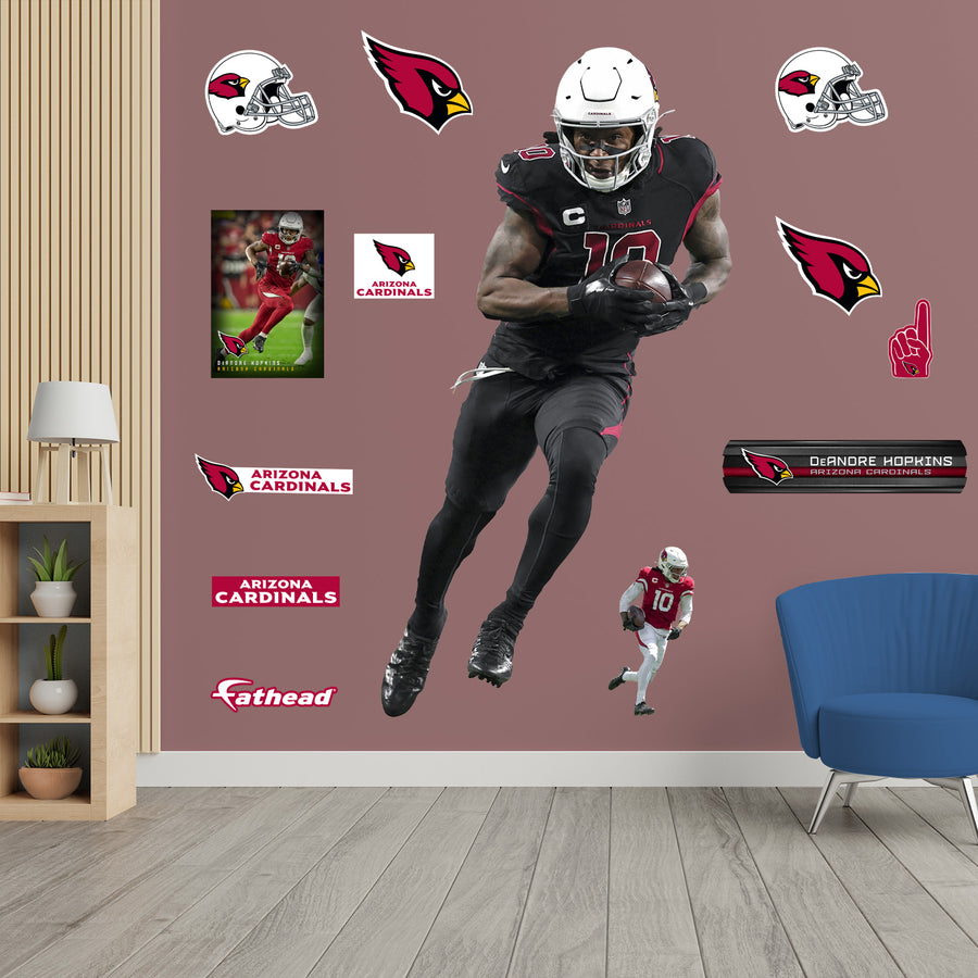 DeAndre Hopkins - RealBig Collection - Official NFL - Arizona Cardinals - Reusable Vinyl Wall Decals
