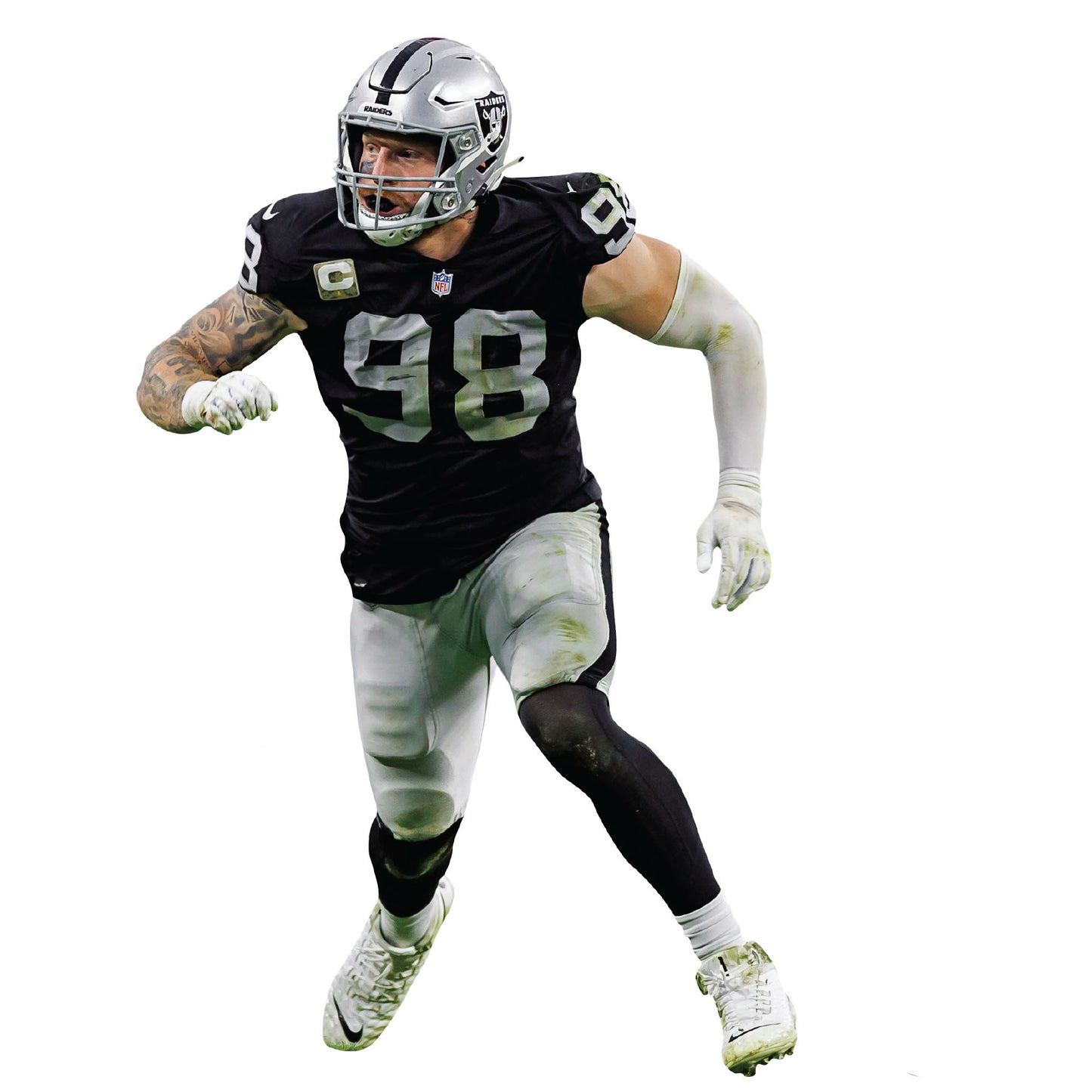 Maxx Crosby - RealBig Collection - Official NFL - Las Vegas Raiders - Reusable Vinyl Wall Decals #2