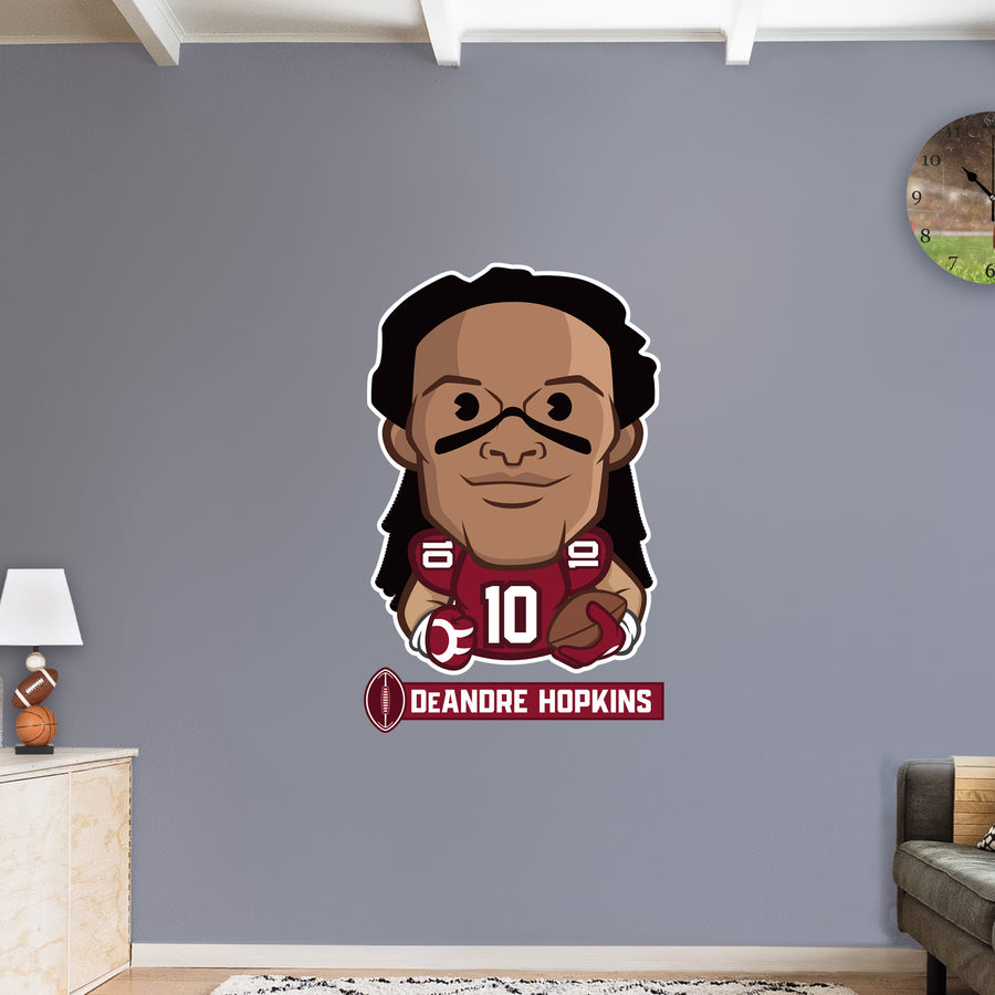 DeAndre Hopkins - RealBig Emoji Collection - Official NFLPA - Arizona Cardinals - Reusable Vinyl Wall Decals