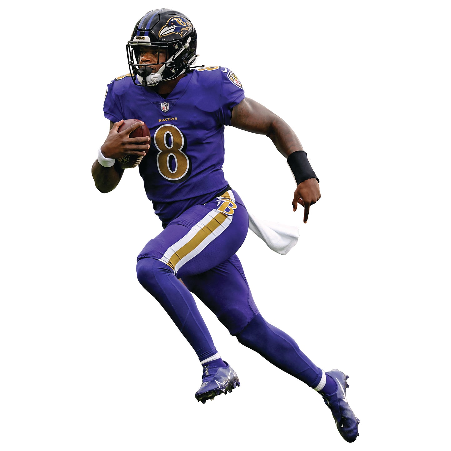 Baltimore Ravens: Lamar Jackson - Officially Licensed NFL Removable Adhesive Decal