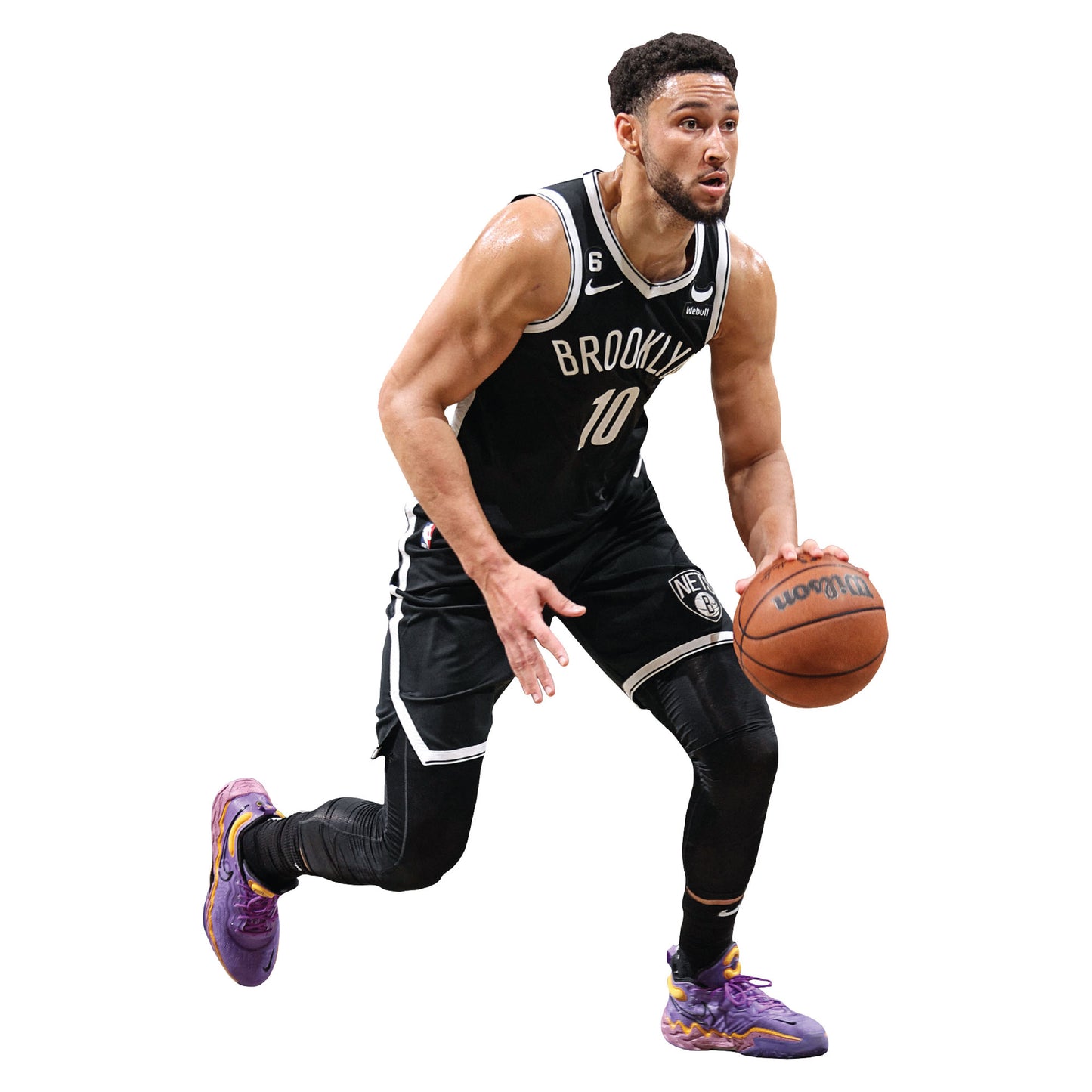 Brooklyn Nets: Ben Simmons         - Officially Licensed NBA Removable     Adhesive Decal
