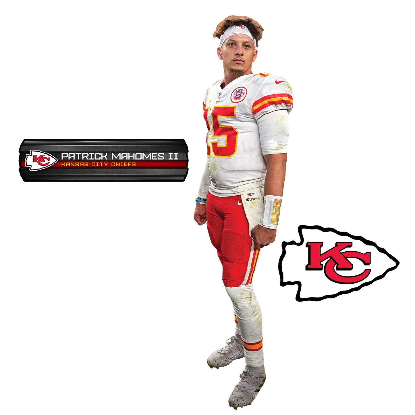 Kansas City Chiefs: Patrick Mahomes II The Man - Officially Licensed NFL Removable Adhesive Decal