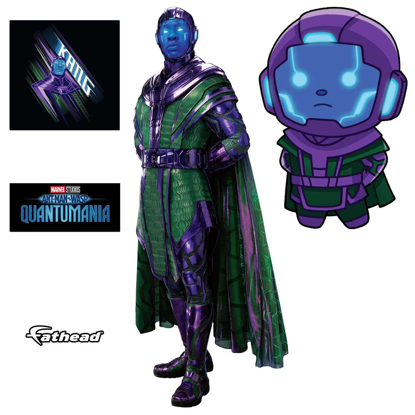 Ant-Man and the Wasp Quantumania: Kang RealBig - Officially Licensed Marvel Removable Adhesive Decal