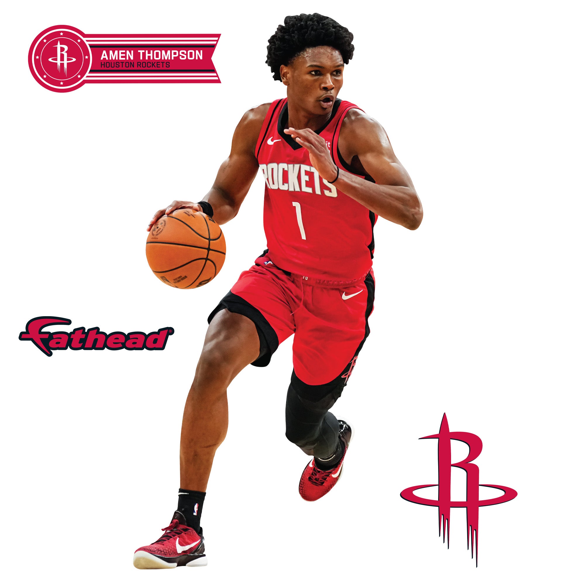 Thompson Nba Rockets Amen Thompson - RealBig Collection - Official NBA - Houston Rockets ...