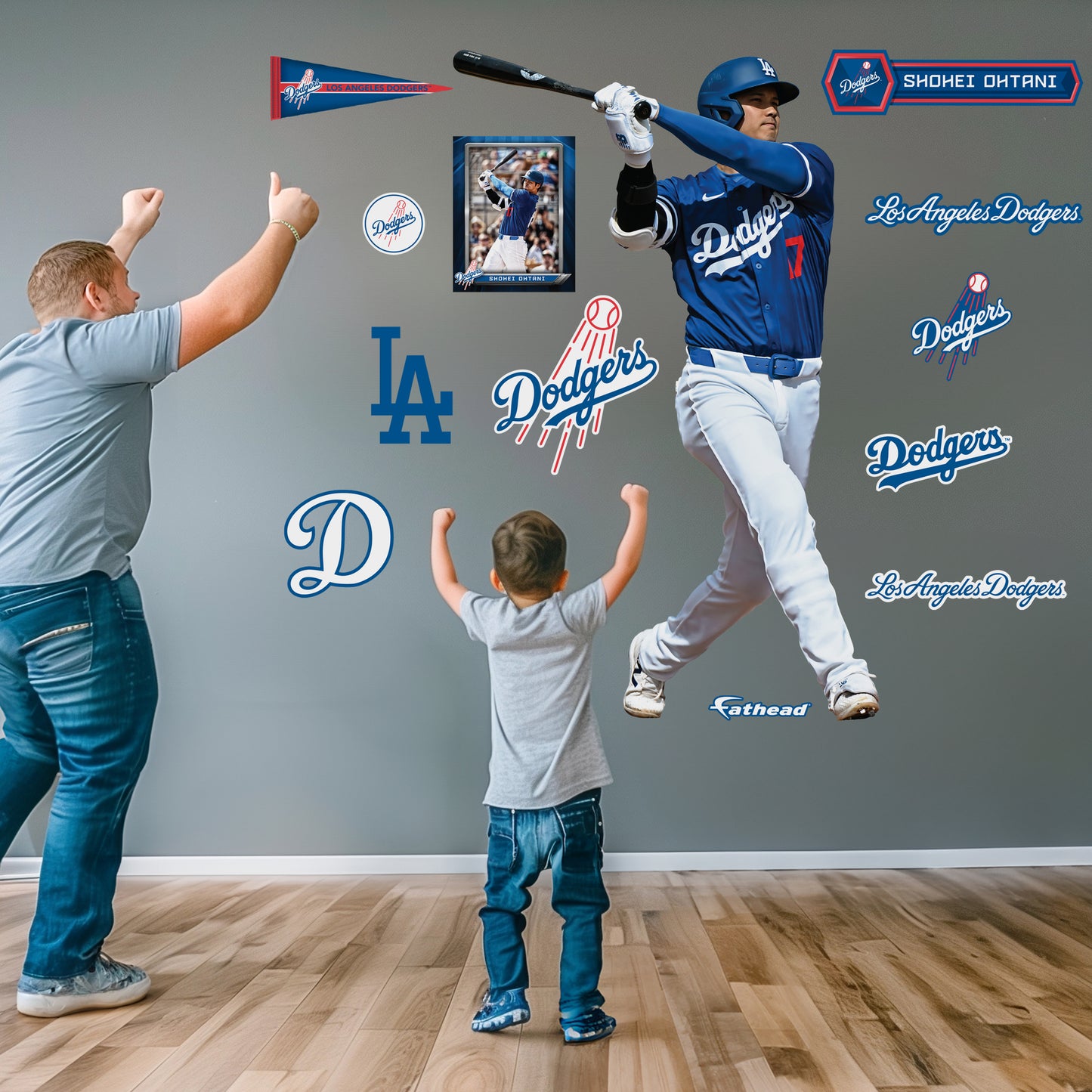 Los Angeles Dodgers: Shohei Ohtani         - Officially Licensed MLB Removable     Adhesive Decal