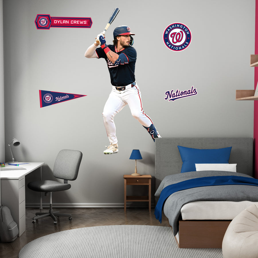 Dylan Crews - RealBig Collection - Official MLB - Washington Nationals - Reusable Vinyl Wall Decals