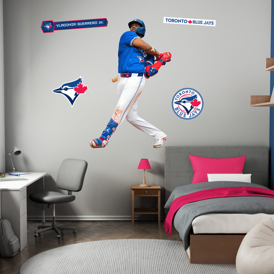 Vladimir Guerrero Jr. - RealBig Home Run Collection - Official MLB - Toronto Blue Jays - Reusable Vinyl Wall Decals