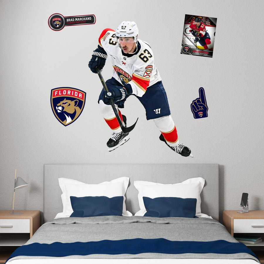 Brad Marchand - RealBig Collection - Official NHL - Florida Panthers - Reusable Vinyl Wall Decals