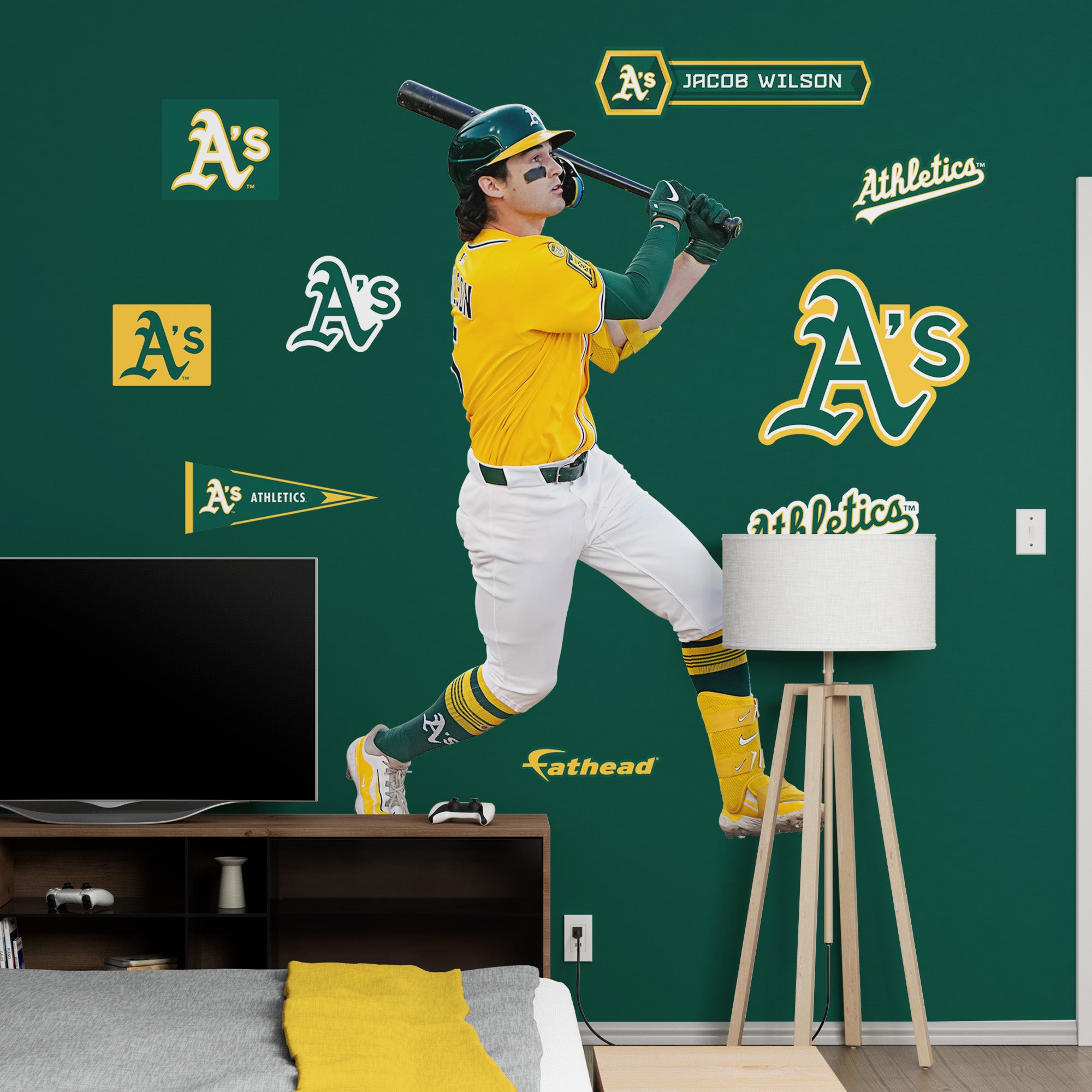 Jacob Wilson Autoghraph Jacob Wilson - RealBig Collection - Official MLB - Athletics - Reusabl ...