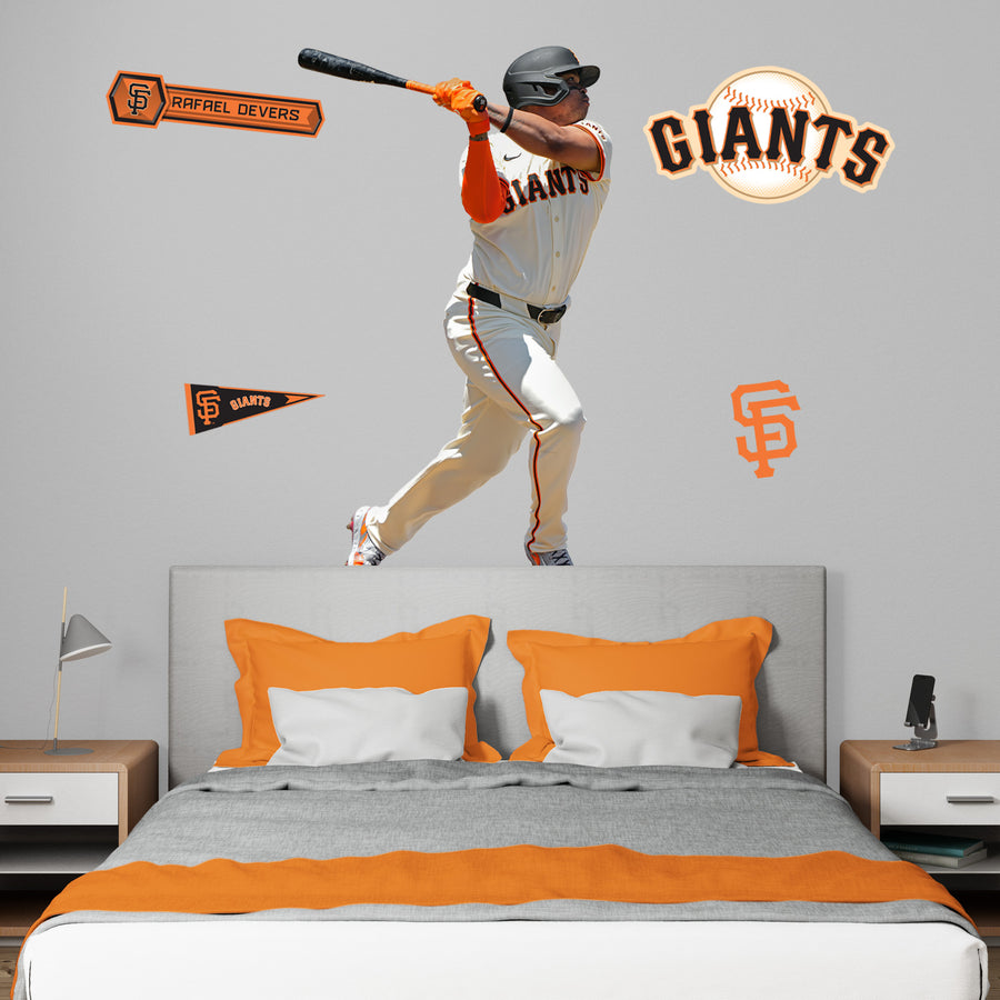 Rafael Devers - RealBig Collection - Official MLB - San Francisco Giants - Reusable Vinyl Wall Decals
