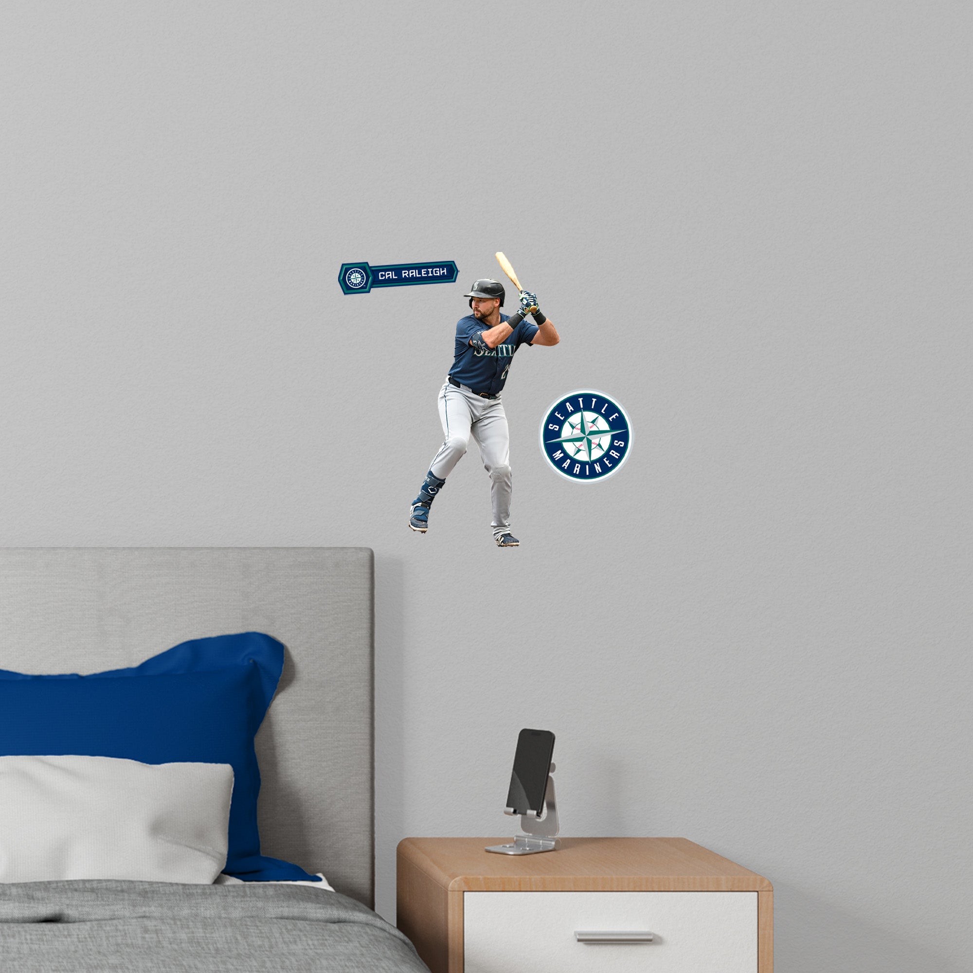 Cal Raleigh - RealBig Collection - Official MLB - Seattle Mariners - R ...