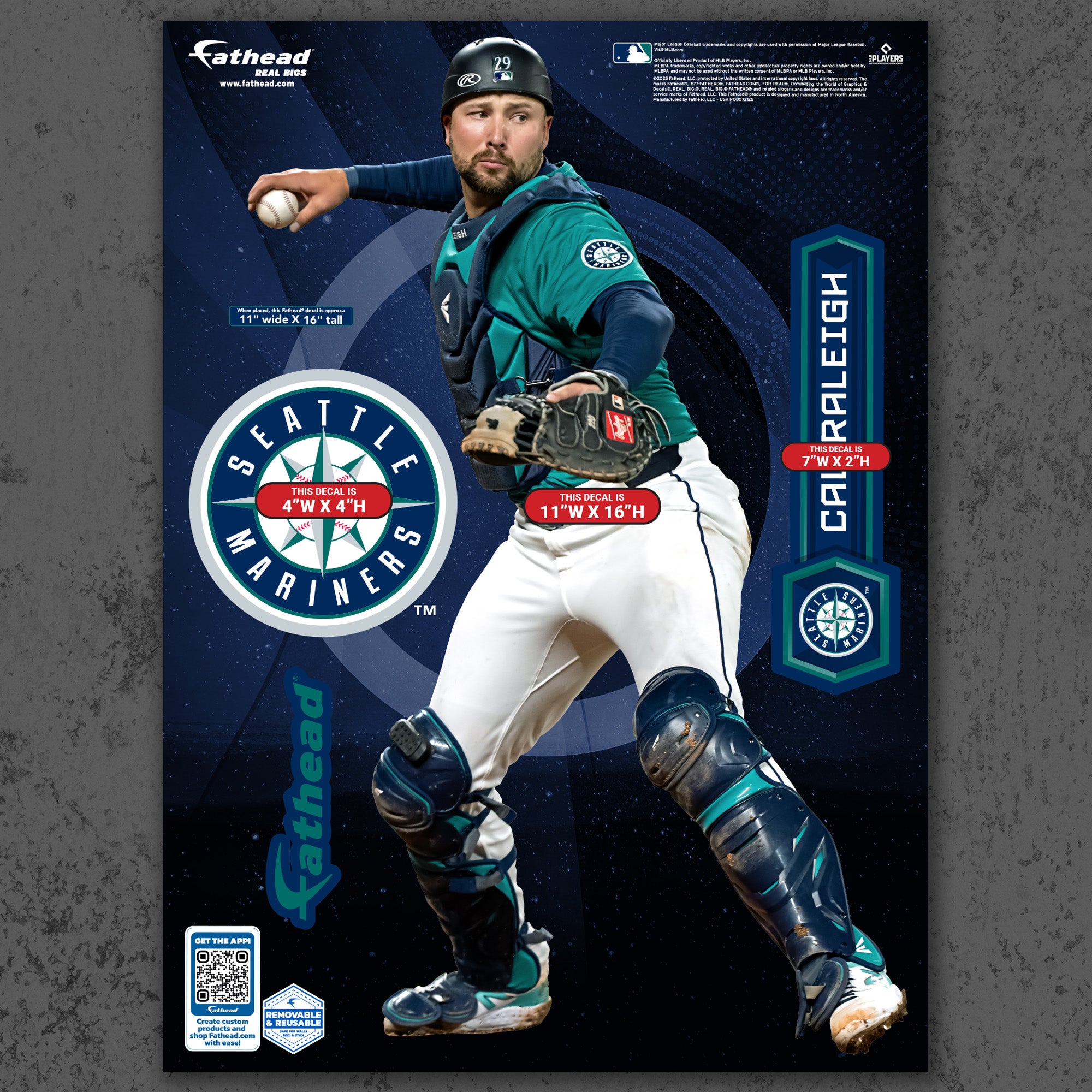 Cal Raleigh - RealBig Catcher Collection - Official MLB - Seattle Mari ...