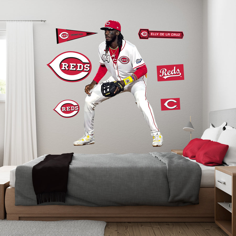 Elly De La Cruz - RealBig Speedway Classic Collection - Official MLB - Cincinnati Reds - Reusable Vinyl Wall Decals