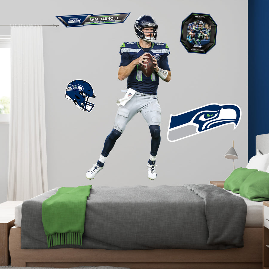 Sam Darnold - RealBig Collection - Official NFL - Seattle Seahawks - Reusable Vinyl Wall Decals