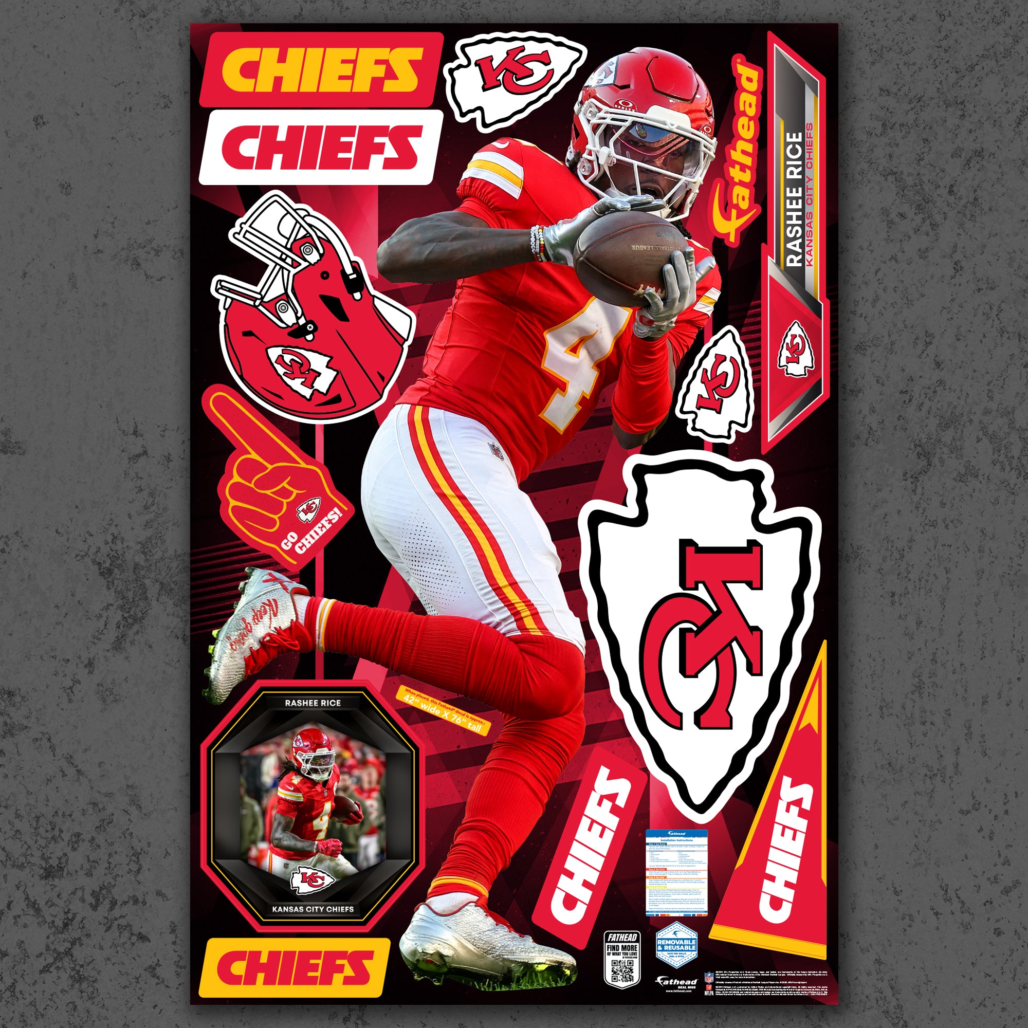 Rashee Rice - RealBig Reception Collection - Official NFL - Kansas Cit ...