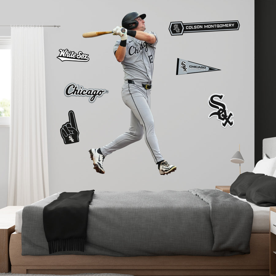 Colson Montgomery - RealBig Collection - Official MLB - Chicago White Sox - Reusable Vinyl Wall Decals