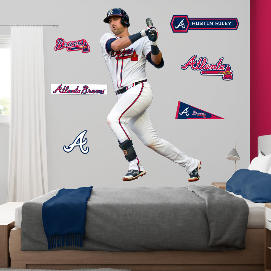 Austin Riley - RealBig Collection - Official MLB - Atlanta Braves - Reusable Vinyl Wall Decals