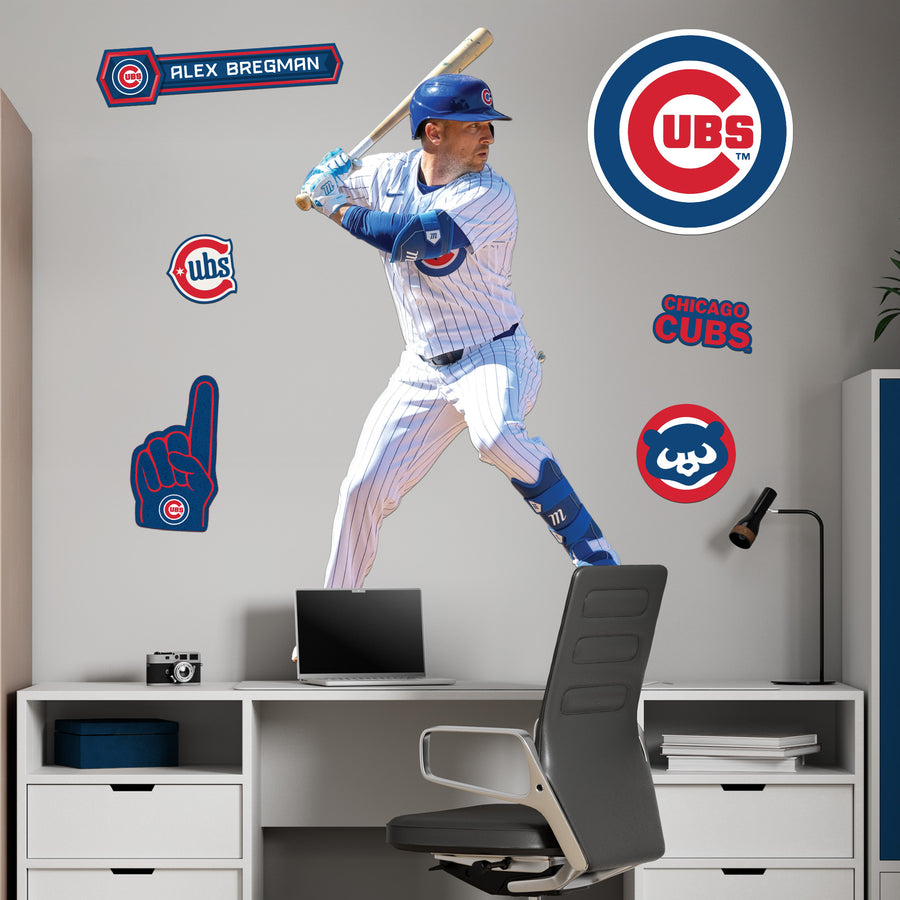 Alex Bregman - RealBig Collection - Official MLB - Chicago Cubs - Reusable Vinyl Wall Decals