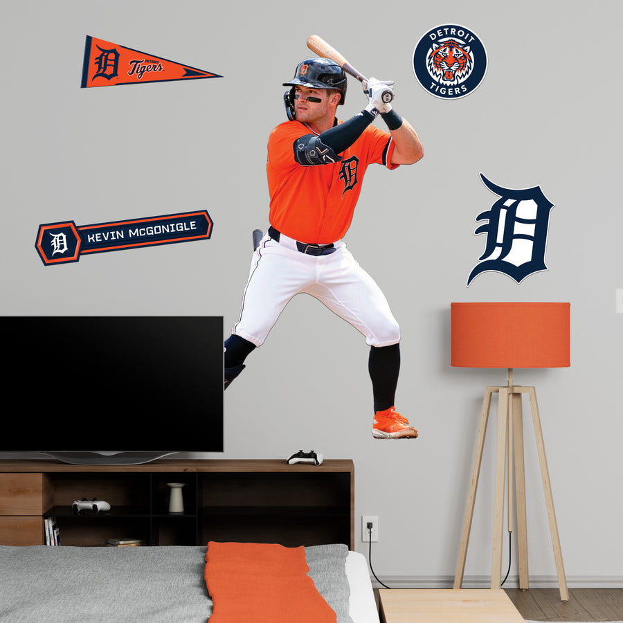 Kevin McGonigle - RealBig Collection - Official MLB - Detroit Tigers - Reusable Vinyl Wall Decals