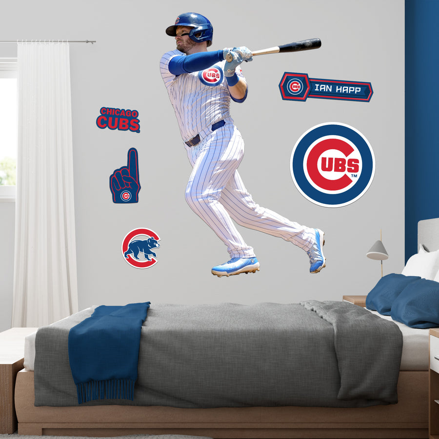 Ian Happ - RealBig Collection - Official MLB - Chicago Cubs - Reusable Vinyl Wall Decals