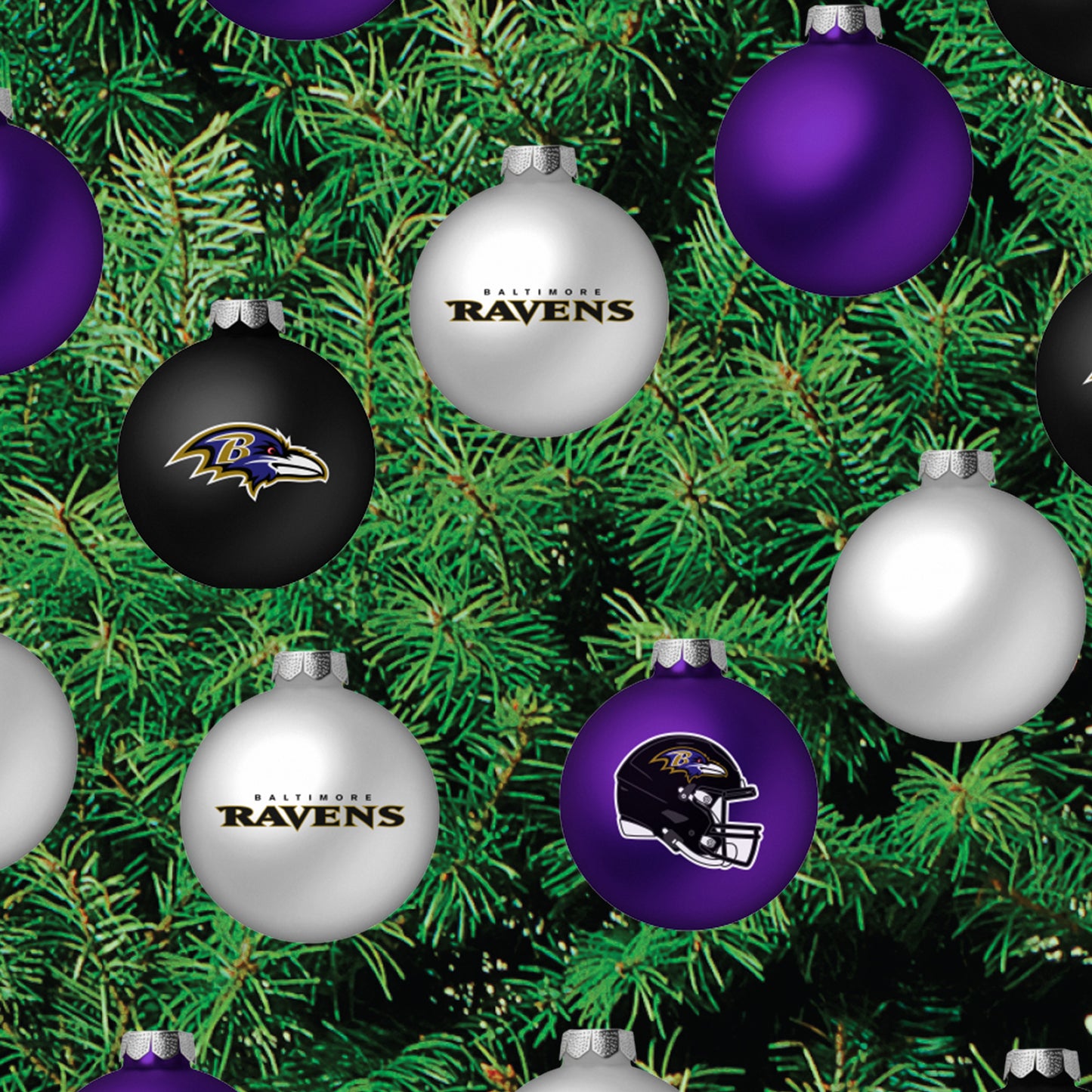 Baltimore Ravens - Decorate Your Own Christmas Tree - Official NFL - Reusable Vinyl Wall Decals