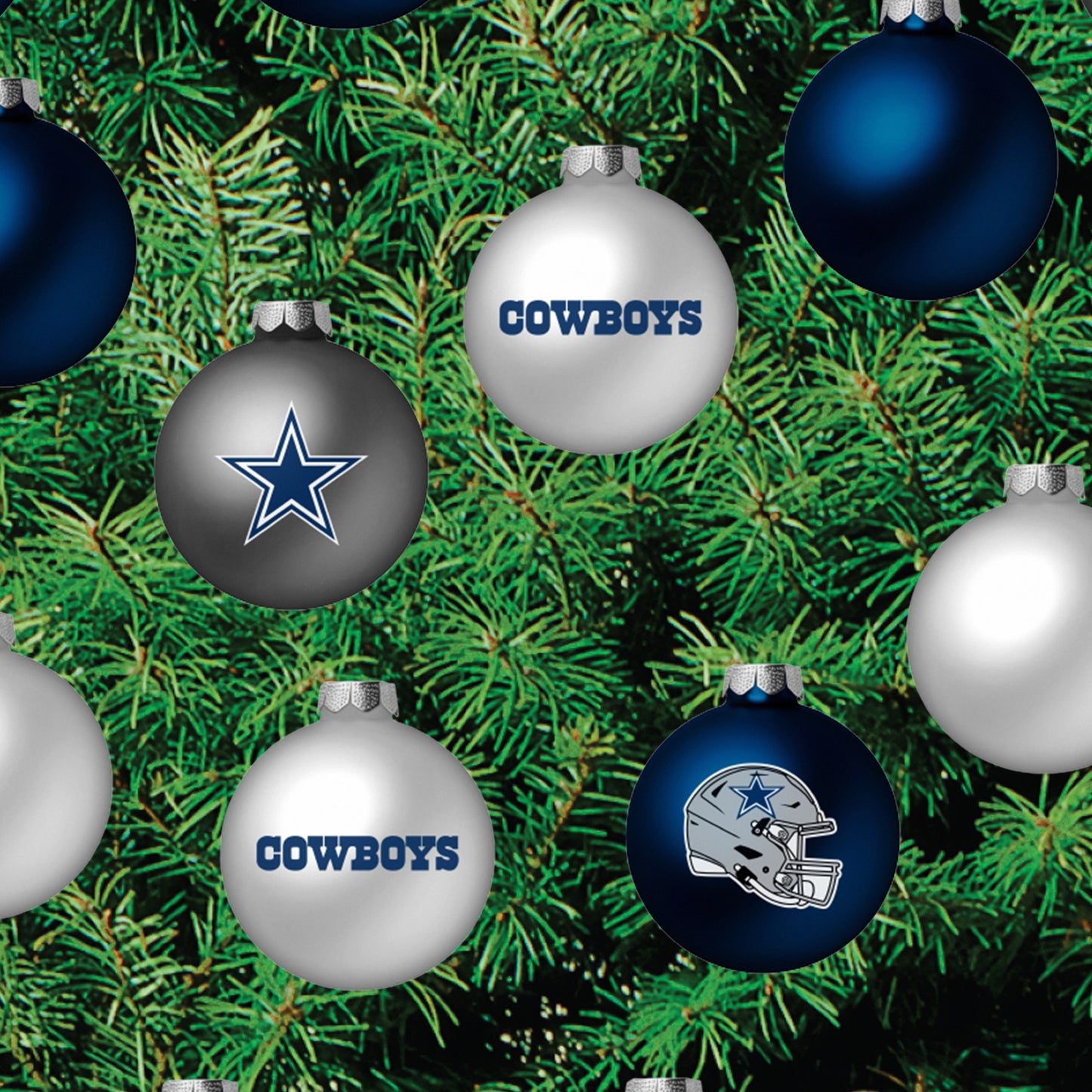 Dallas Cowboys - Decorate Your Own Christmas Tree - Official NFL - Reusable Vinyl Wall Decals