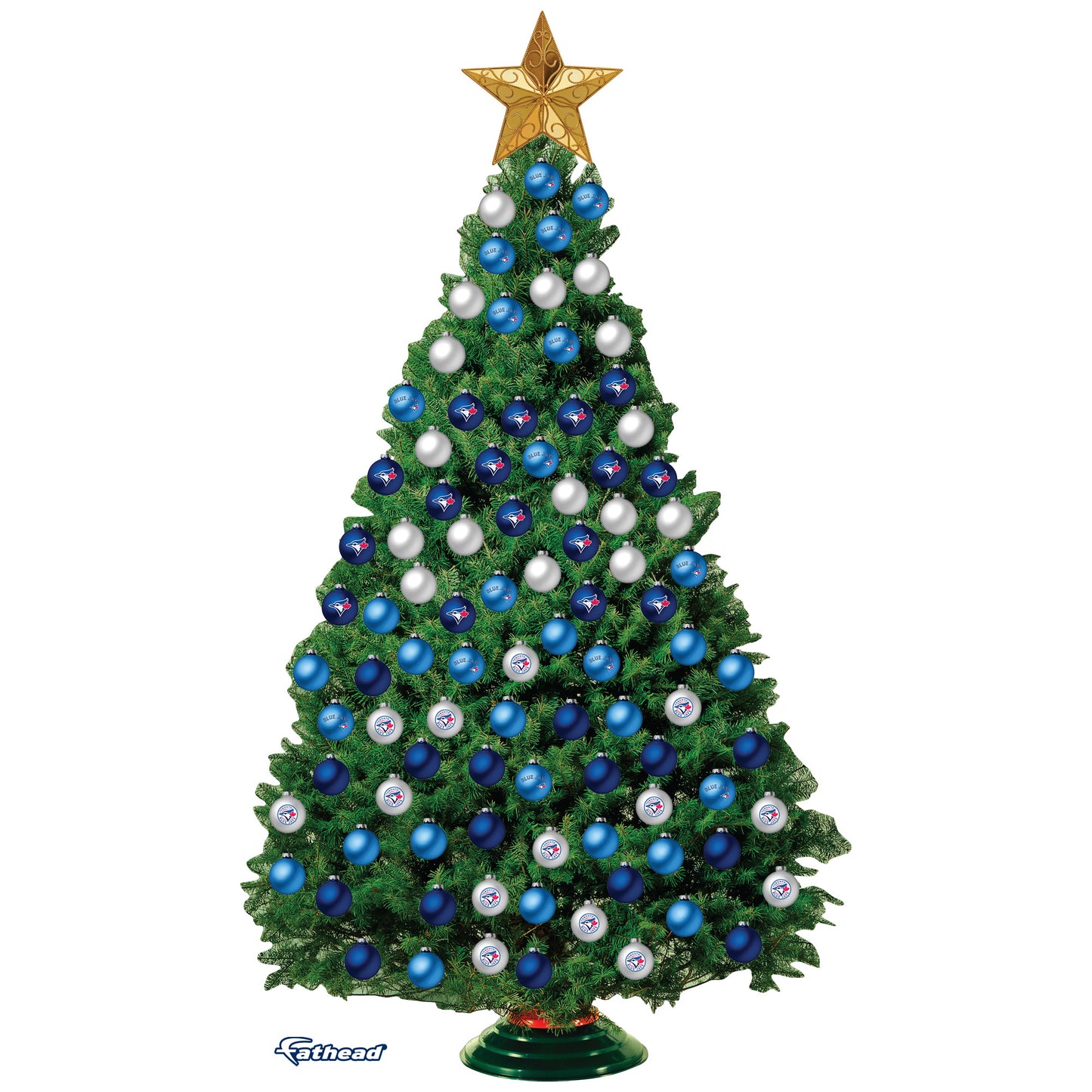 Toronto Blue Jays - Decorate Your Own Christmas Tree - Official MLB - Reusable Vinyl Wall Decals