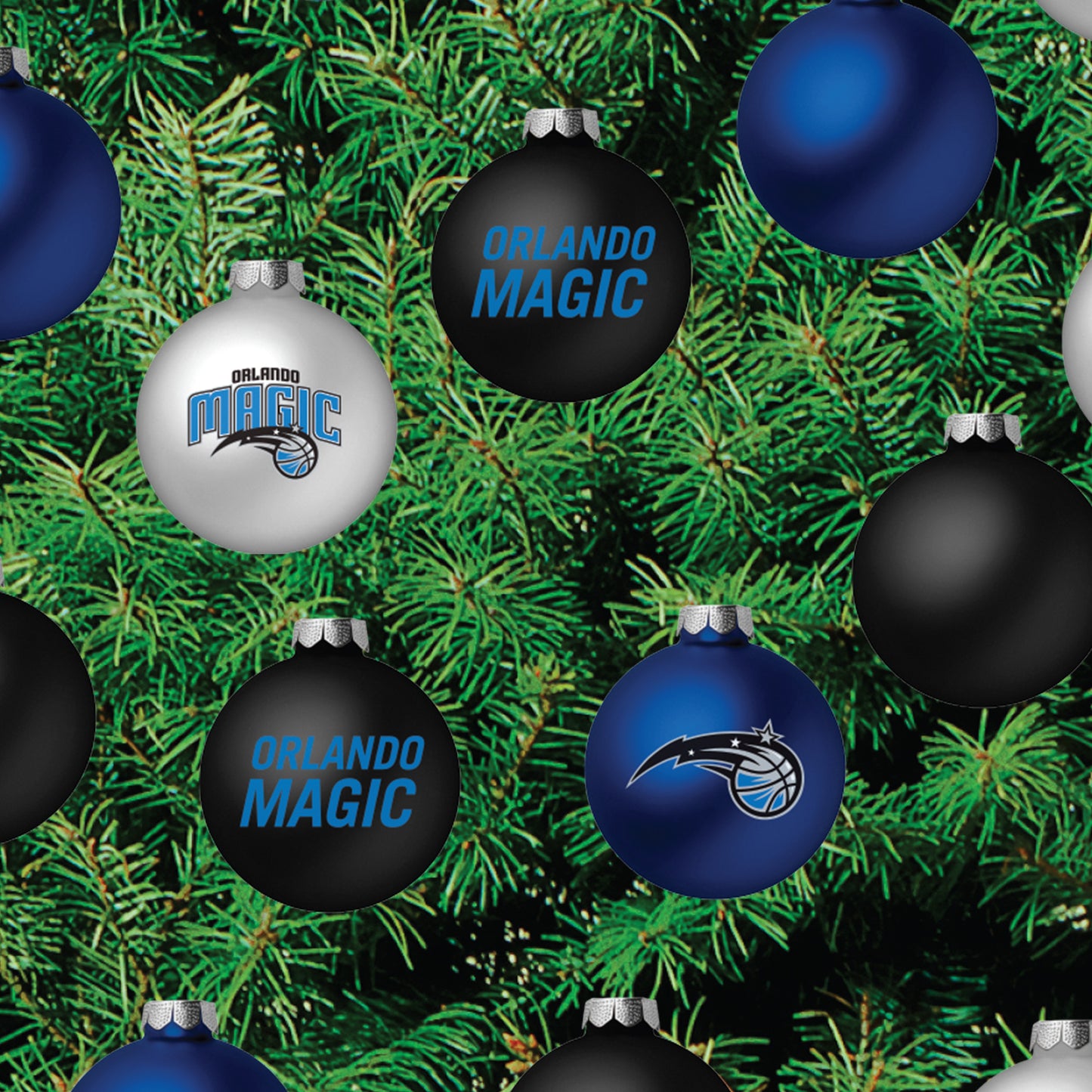 Orlando Magic - Decorate Your Own Christmas Tree - Official NBA - Reusable Vinyl Wall Decals