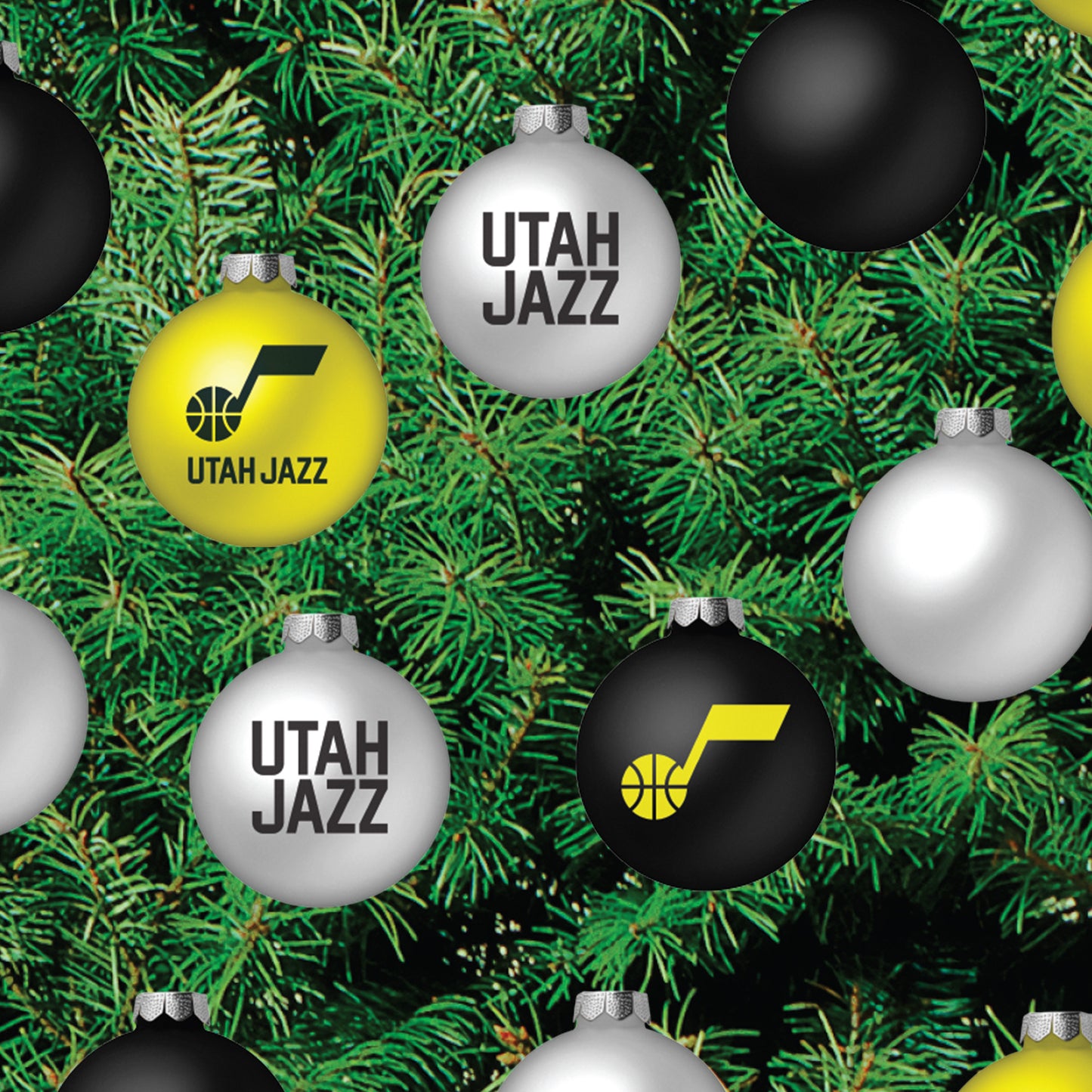 Utah Jazz - Decorate Your Own Christmas Tree - Official NBA - Reusable Vinyl Wall Decals