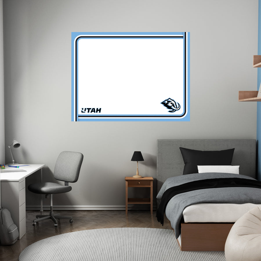Utah Mammoth - Dry Erase Whiteboard - Official NHL - Reusable Vinyl Wall Decal