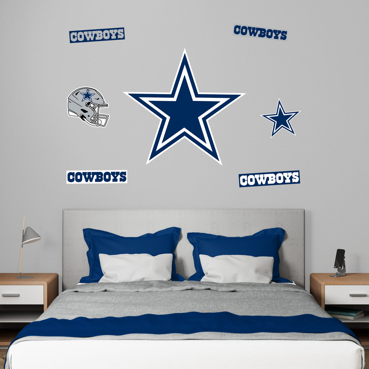 Dallas Cowboys - RealBig Logo Collection - Official NFL - Reusable Vin ...