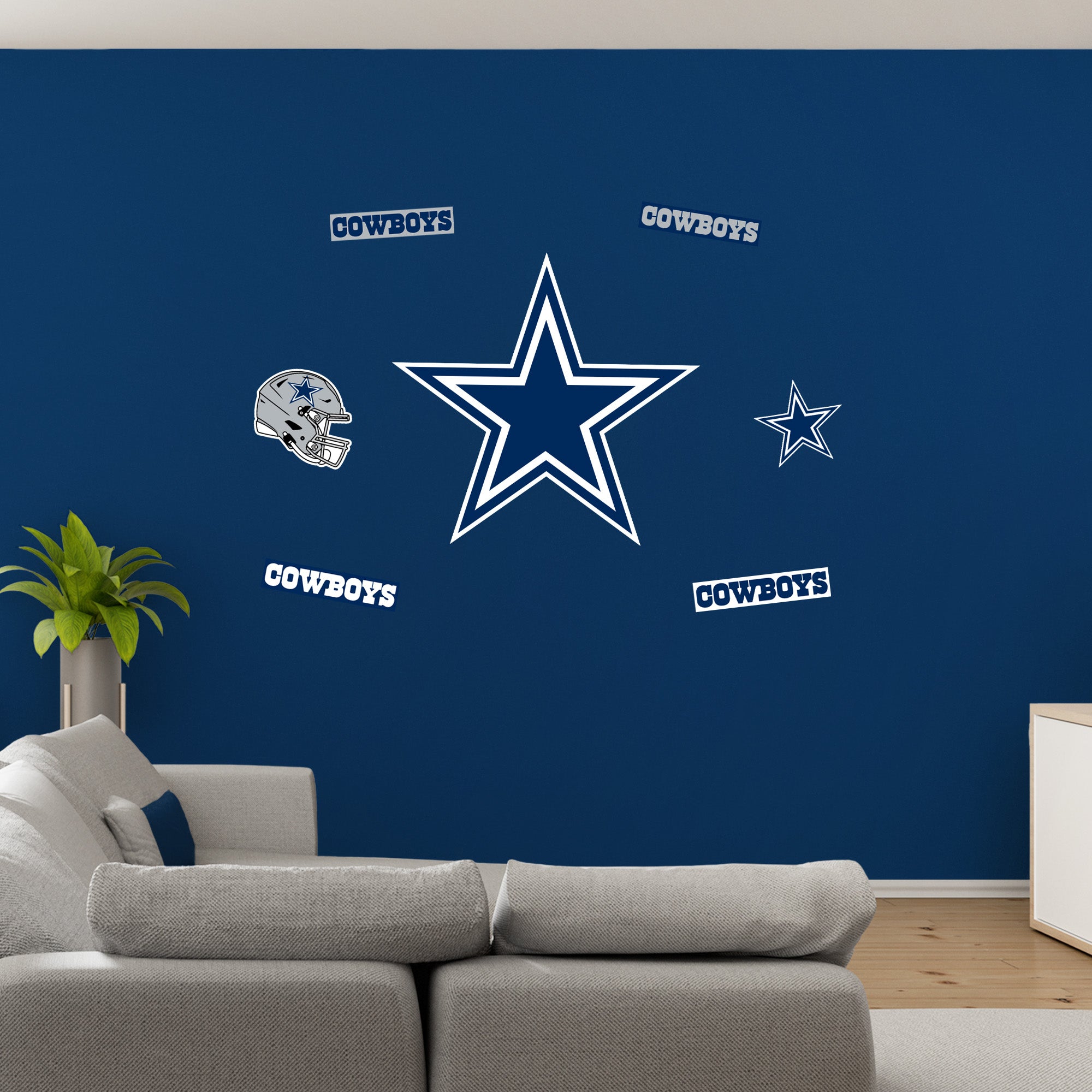 Dallas Cowboys - RealBig Logo Collection - Official NFL - Reusable Vin ...