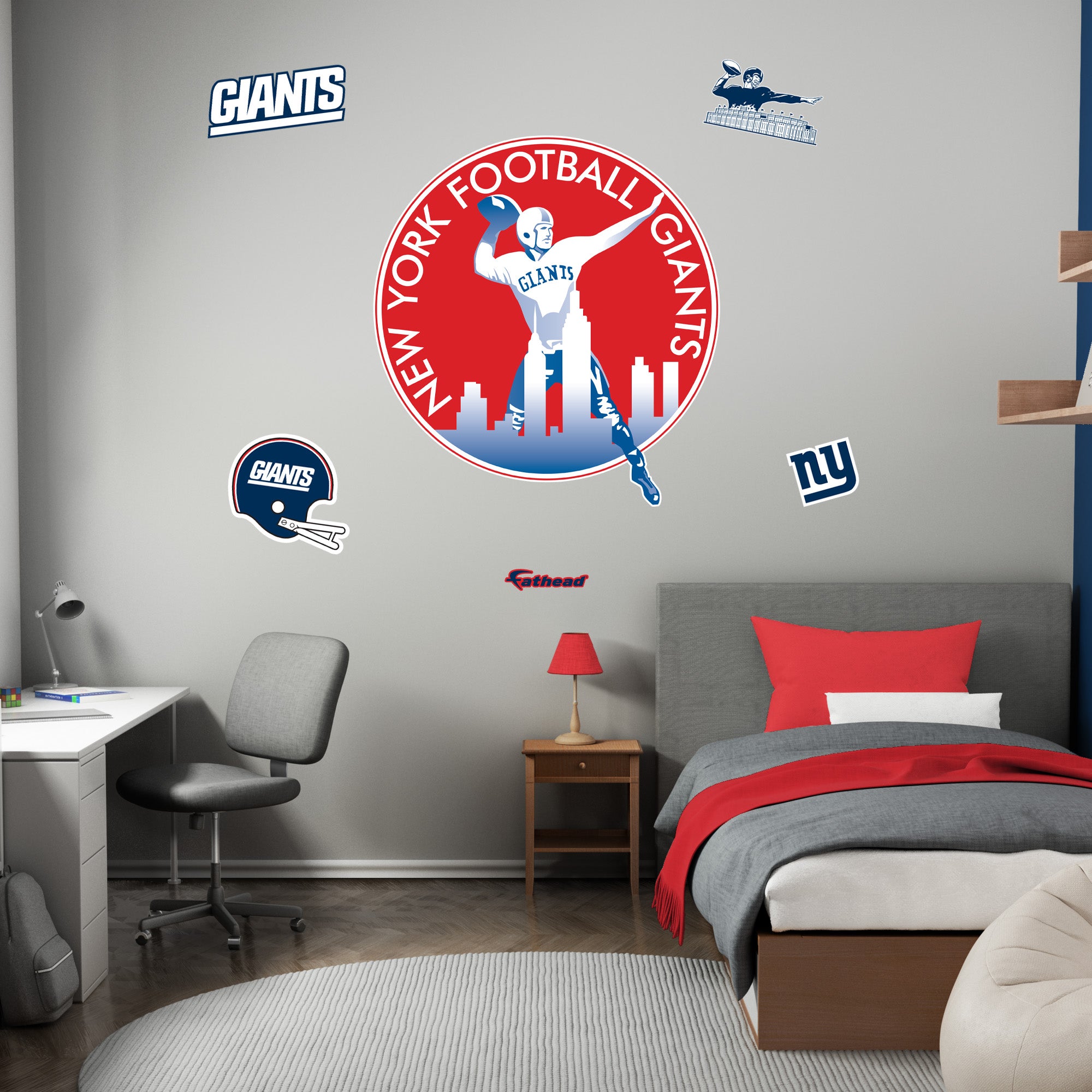 New York Giants - RealBig Classic Logo Collection - Official NFL - Reu