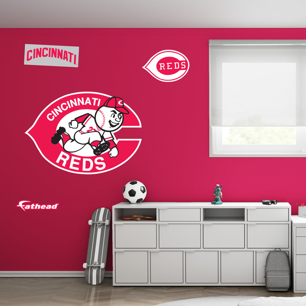 Cincinnati Reds Collection Rppm Cincinnati Reds - RealBig Classic Logo Collection - Official MLB - Reu ...