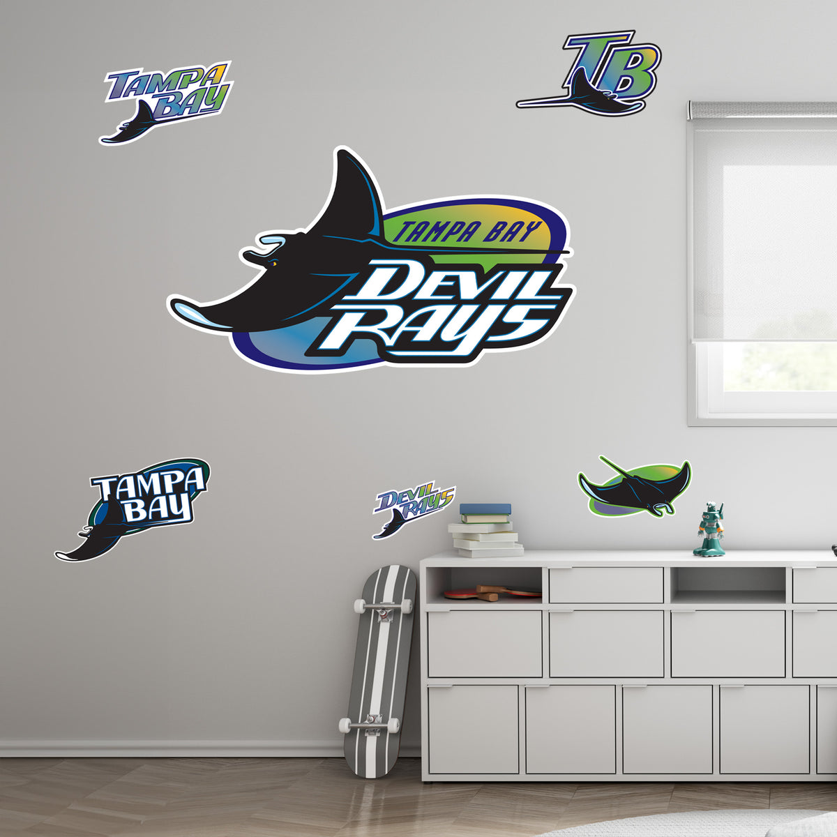Tampa Bay Rays - RealBig Classic Logo Collection - Official MLB - Reus ...