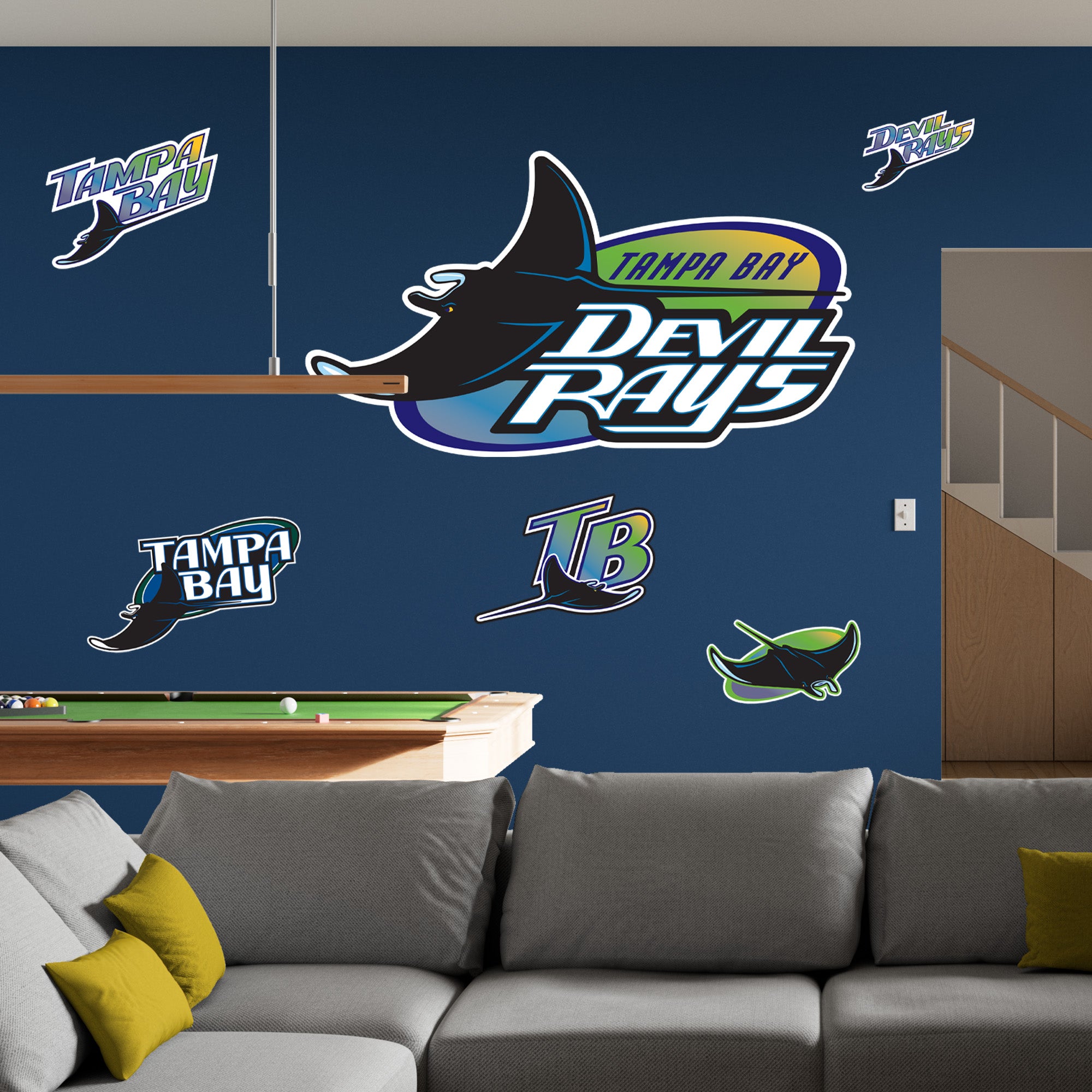 Tampa Bay Rays - RealBig Classic Logo Collection - Official MLB - Reus ...