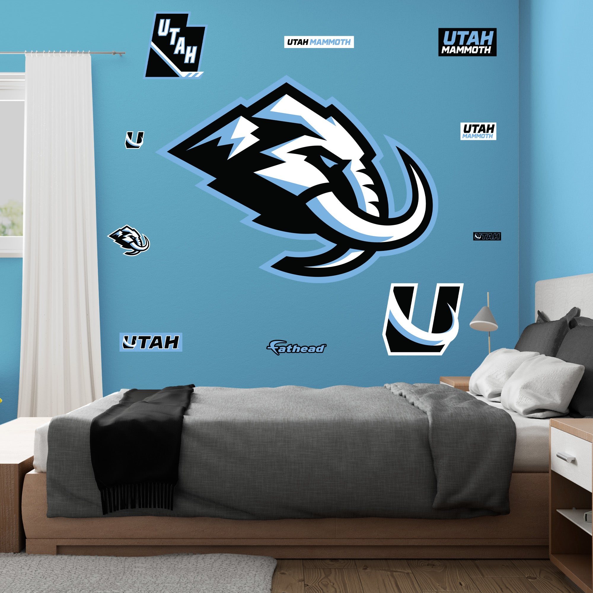 Utah Mammoth RealBig Logo Collection Official NHL Utah Mammoth