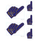 Baltimore Ravens: Foam Finger MINIS - Officially Licensed NFL Removable Adhesive Decal