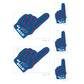 Buffalo Bills: Foam Finger MINIS - Officially Licensed NFL Removable Adhesive Decal