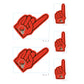 Cleveland Browns: Foam Finger MINIS - Officially Licensed NFL Removable Adhesive Decal
