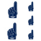 Dallas Cowboys - 4 Foam Finger Minis (Mixed Sizes) - Official NFL - Reusable Vinyl Decals