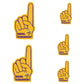 Minnesota Vikings: Foam Finger MINIS - Officially Licensed NFL Removable Adhesive Decal