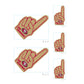 San Francisco 49ers: Foam Finger MINIS - Officially Licensed NFL Removable Adhesive Decal