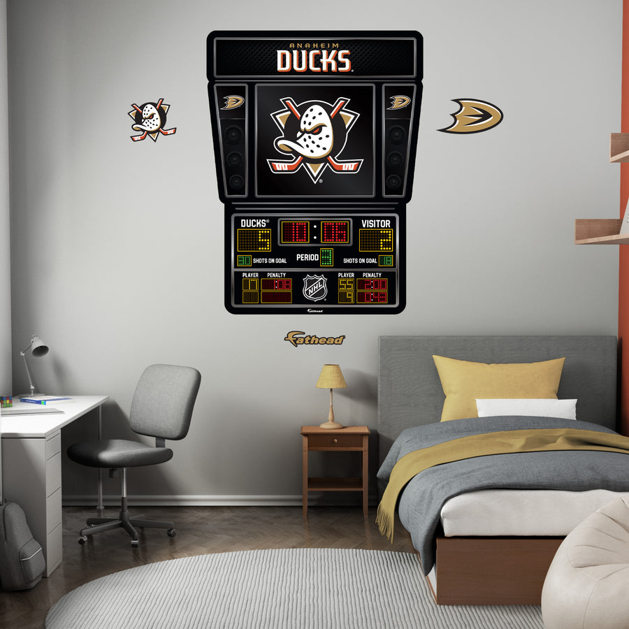 Anaheim Ducks - RealBig Scoreboard Collection - Official NHL - Reusable Vinyl Wall Decals