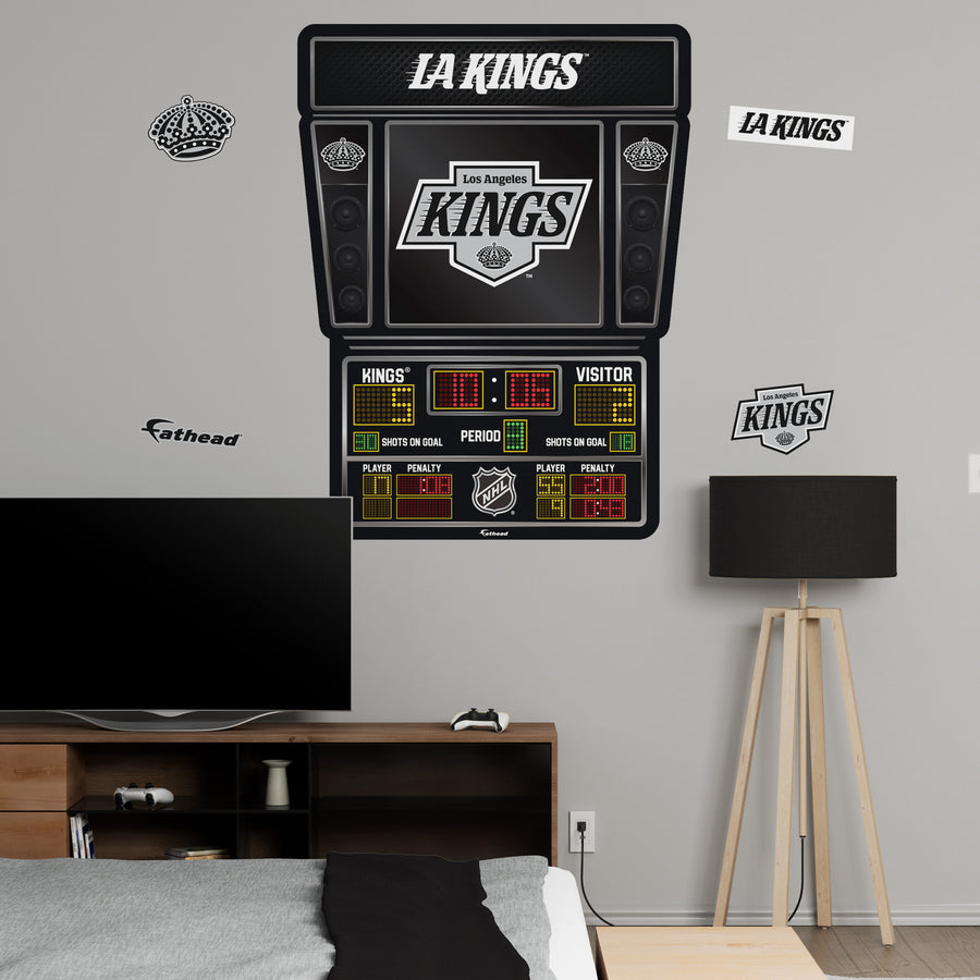 Los Angeles Kings - RealBig Scoreboard Collection - Official NHL - Reusable Vinyl Wall Decals