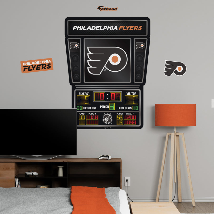 Philadelphia Flyers - RealBig Scoreboard Collection - Official NHL - Reusable Vinyl Wall Decals