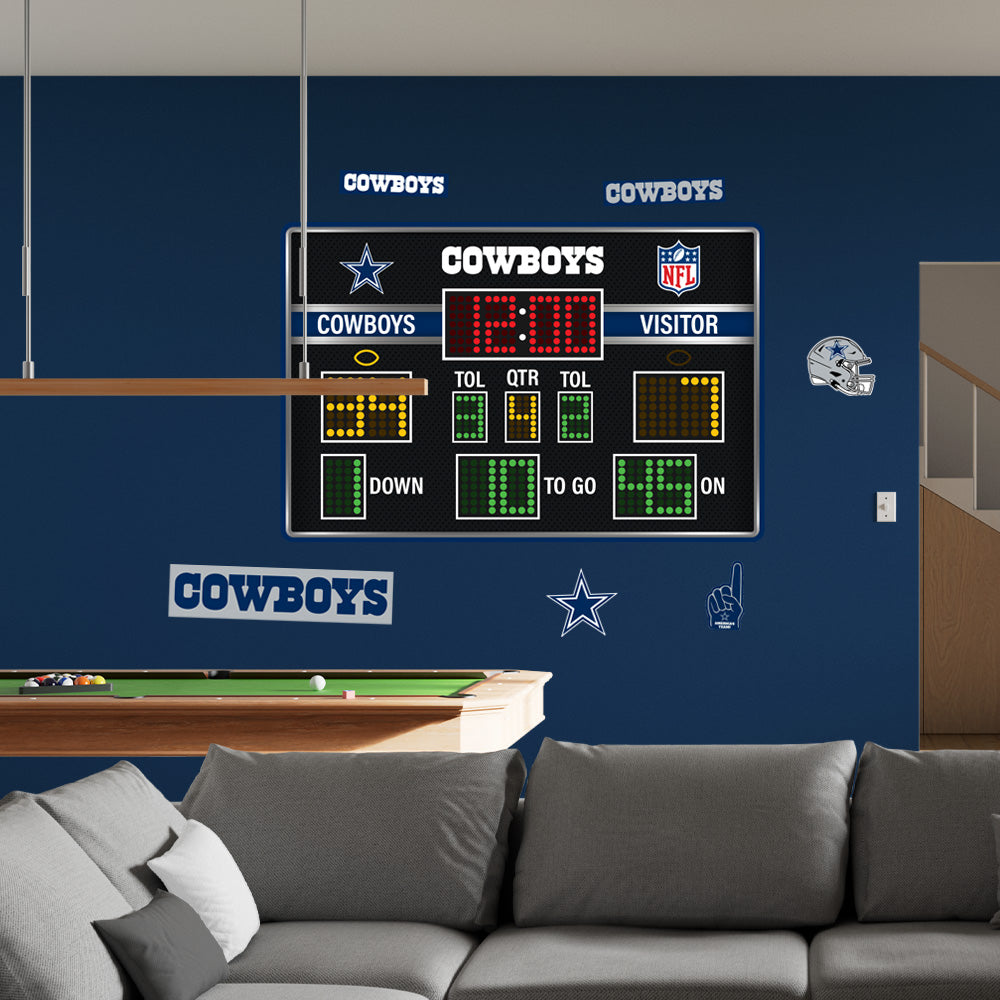 Dallas Cowboys - RealBig Scoreboard Collection - Official NFL - Reusab ...